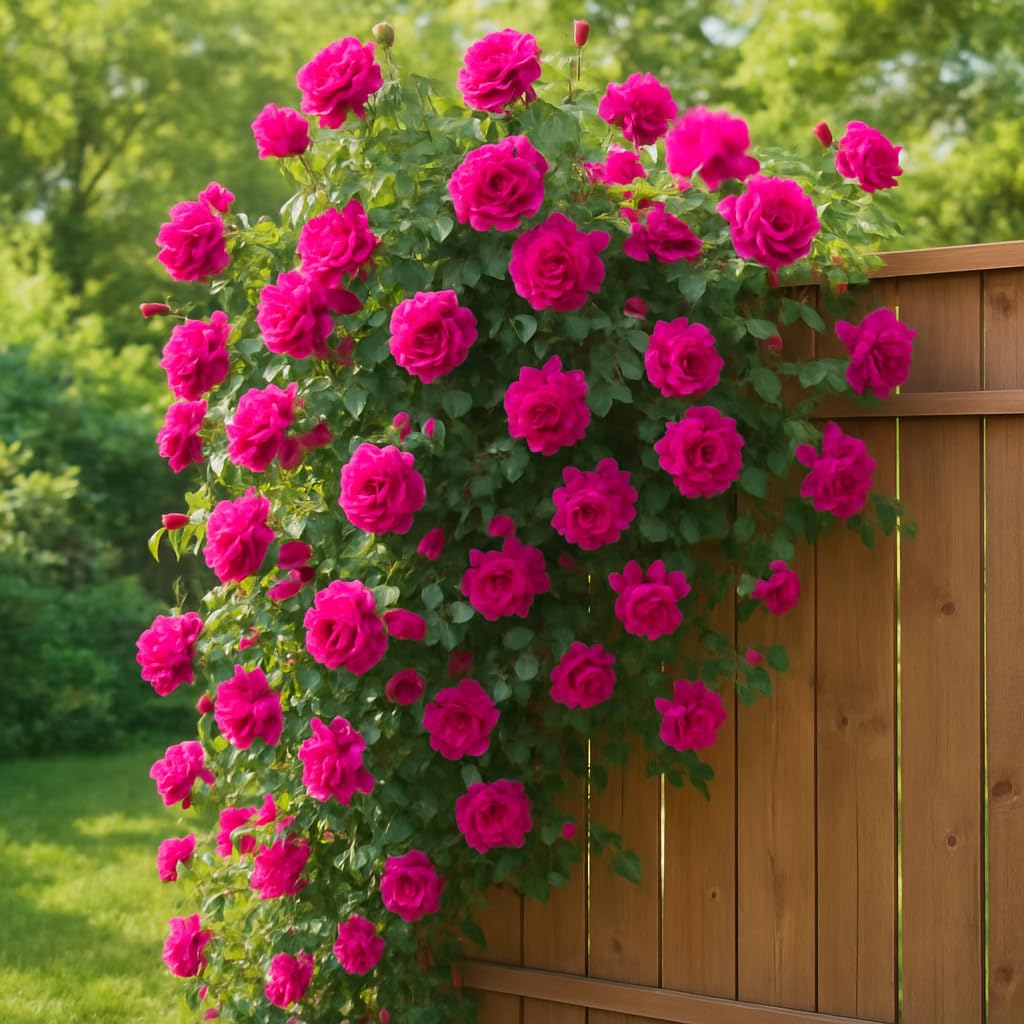 Climbing Rose Hybrid Seeds Pack - Large Flowers- 70 Easy-to-Grow Seeds for Vibrant Blooms, Suitable for All Indian Climates (ALL IN ONE MIX)