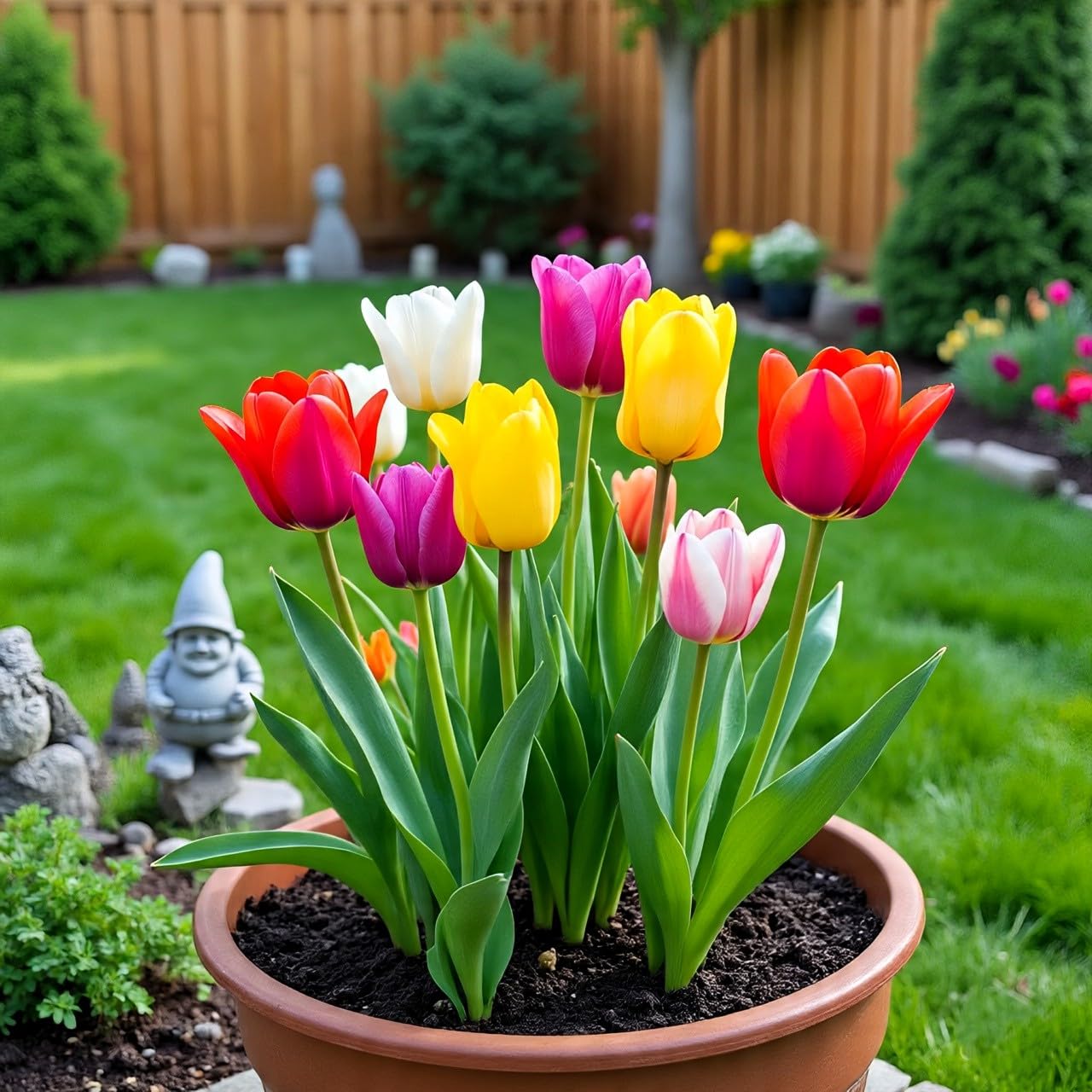 BlimBurn Hybrid Tulip Mix Flower Seeds - 50+ Seeds, Easy to Grow & Care, Suitable for All India Climates
