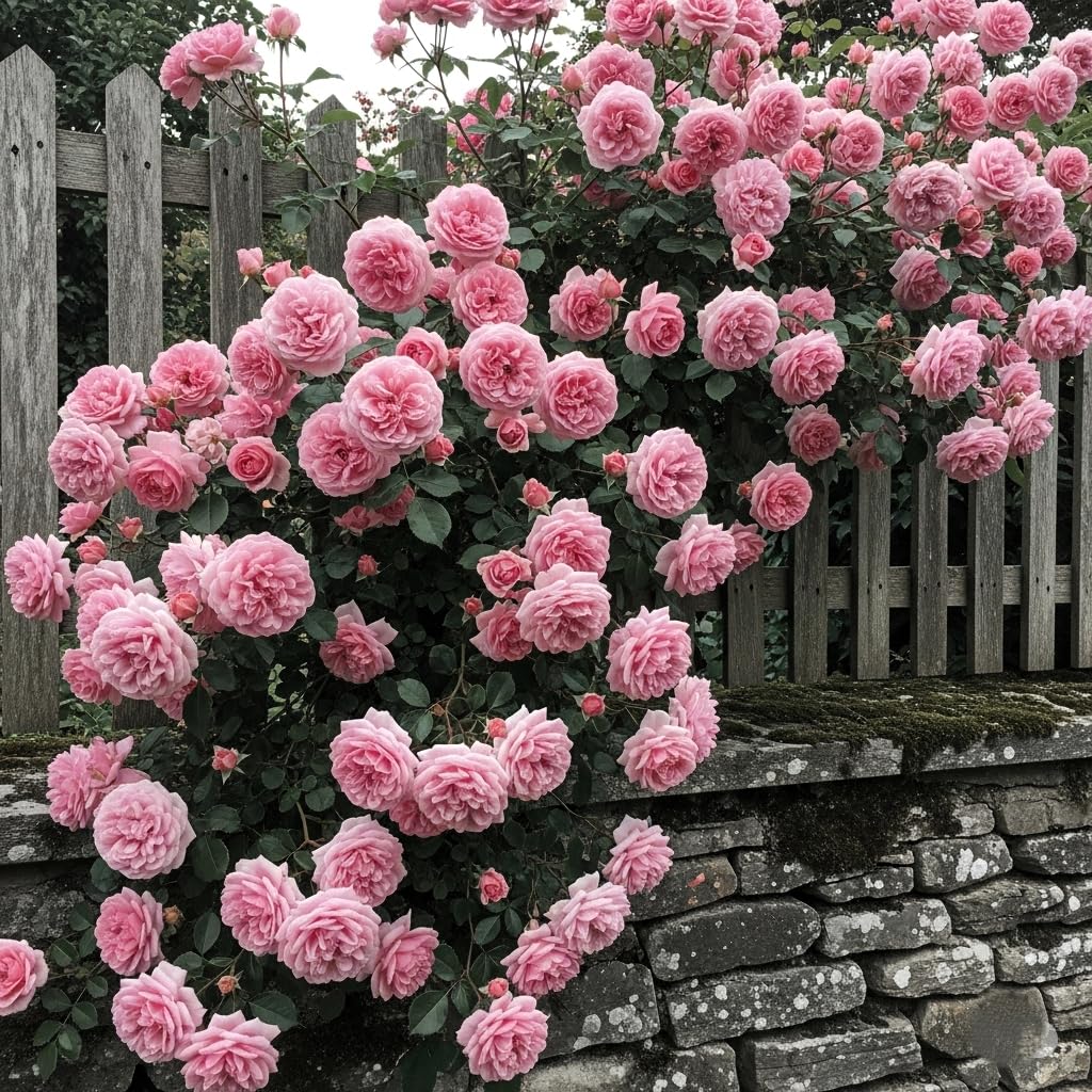 Climbing Rose Hybrid Seeds Pack - Large Flowers- 70 Easy-to-Grow Seeds for Vibrant Blooms, Suitable for All Indian Climates (ALL IN ONE MIX)