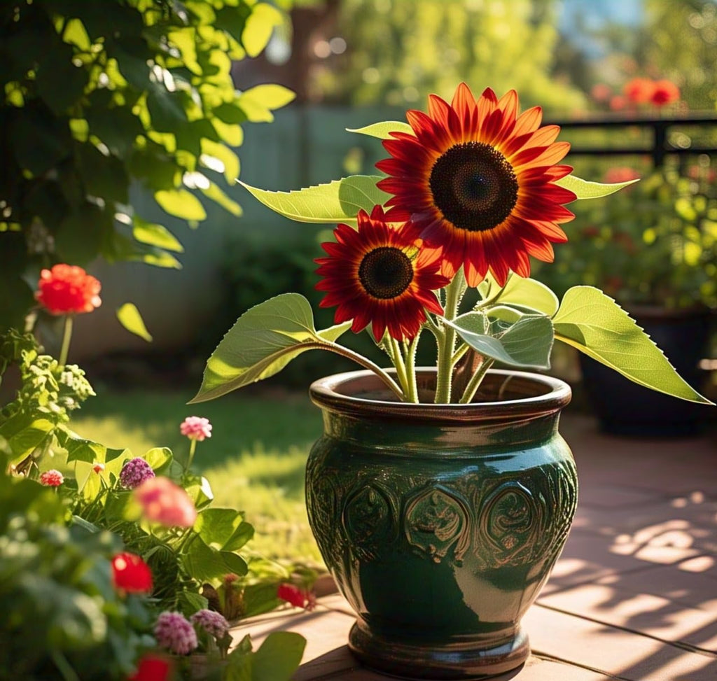 NooElec Seeds India Hybrid Sunflower Seeds (50+ Seeds Pack) - All-Season Growing, Low Maintenance