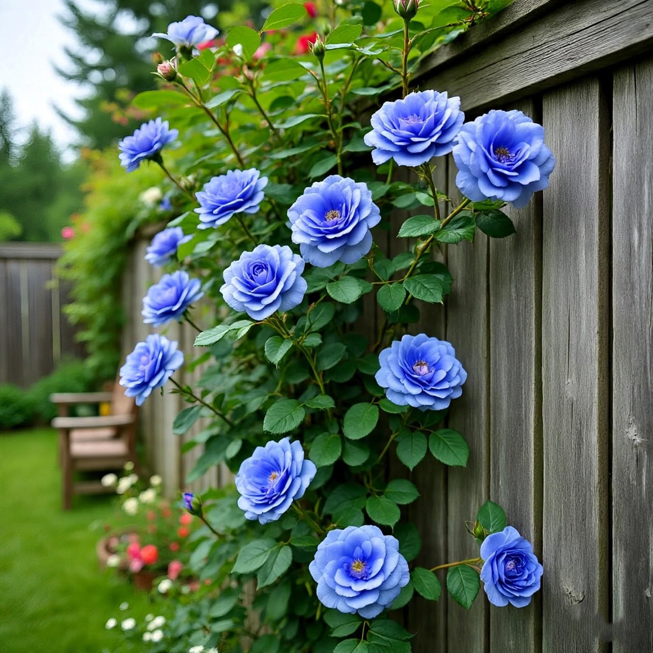 Climbing Rose Hybrid Seeds Pack - Large Flowers- 70 Easy-to-Grow Seeds for Vibrant Blooms, Suitable for All Indian Climates (ALL IN ONE MIX)