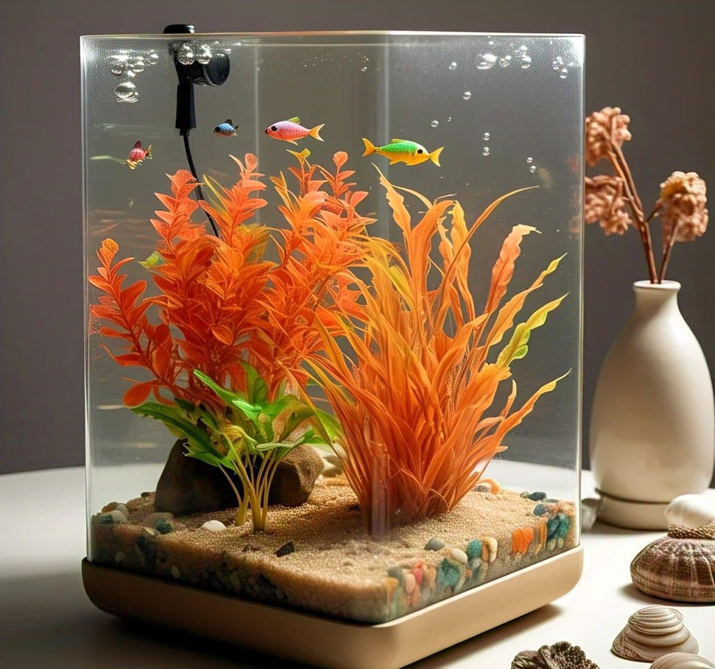 Aquatic Delight - 120 Fish Friendly Aquarium Grass Seeds, Year-Round Growth (BLUE)