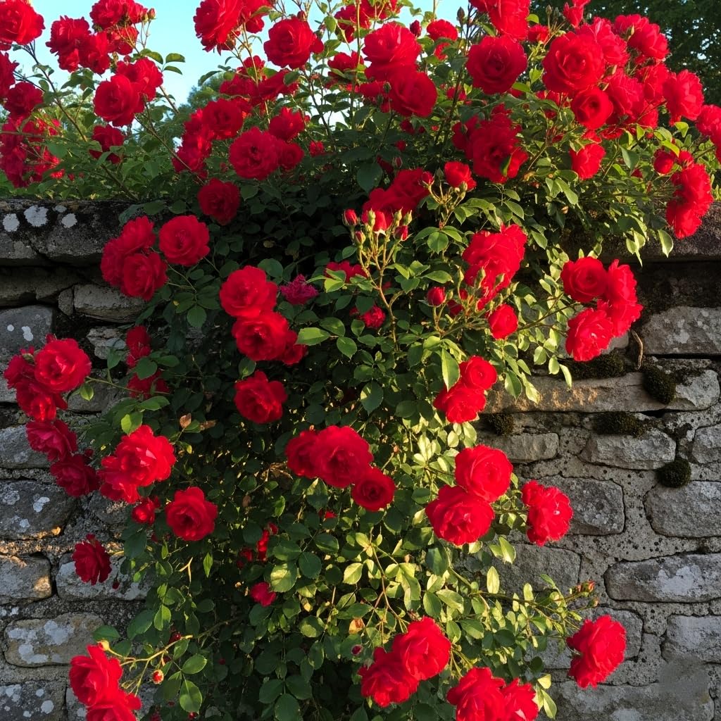 Climbing Rose Hybrid Seeds Pack - Large Flowers- 70 Easy-to-Grow Seeds for Vibrant Blooms, Suitable for All Indian Climates (ALL IN ONE MIX)