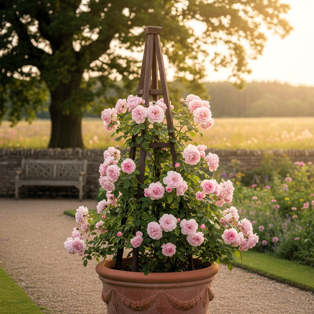 Climbing Rose Flower Seeds, 75+ Seeds Pack - Hybrid, Year-Round Blooms, Minimal Care