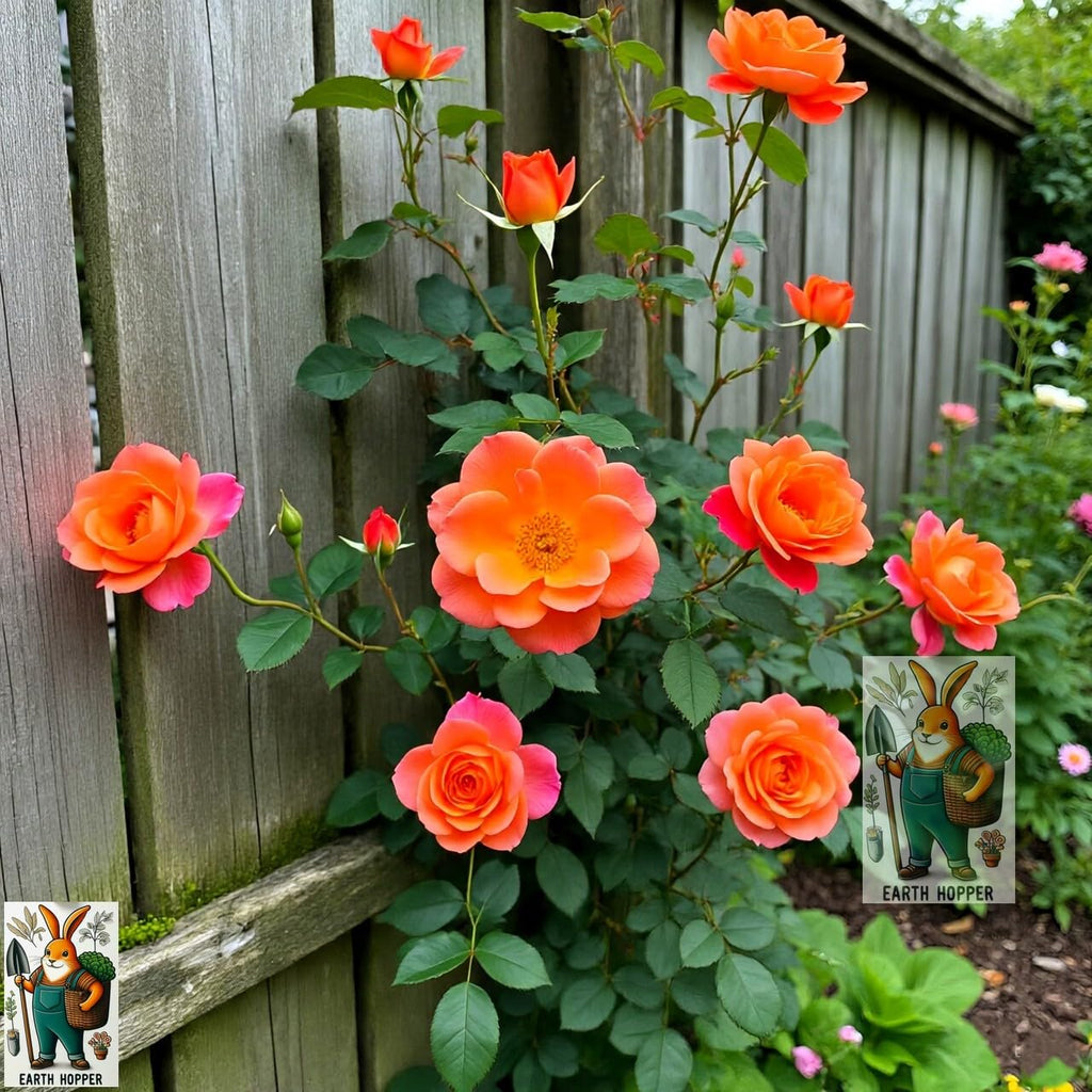 Climbing Rose Hybrid Seeds Pack - Large Flowers- 70 Easy-to-Grow Seeds for Vibrant Blooms, Suitable for All Indian Climates (ALL IN ONE MIX)