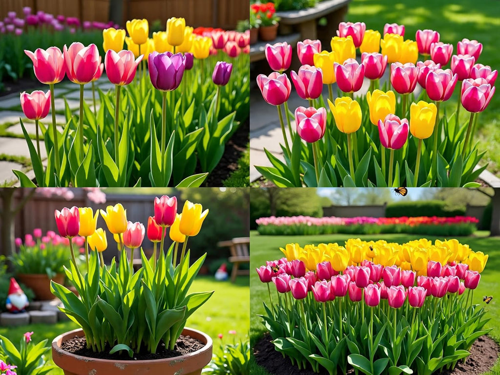 BlimBurn Hybrid Tulip Mix Flower Seeds - 50+ Seeds, Easy to Grow & Care, Suitable for All India Climates