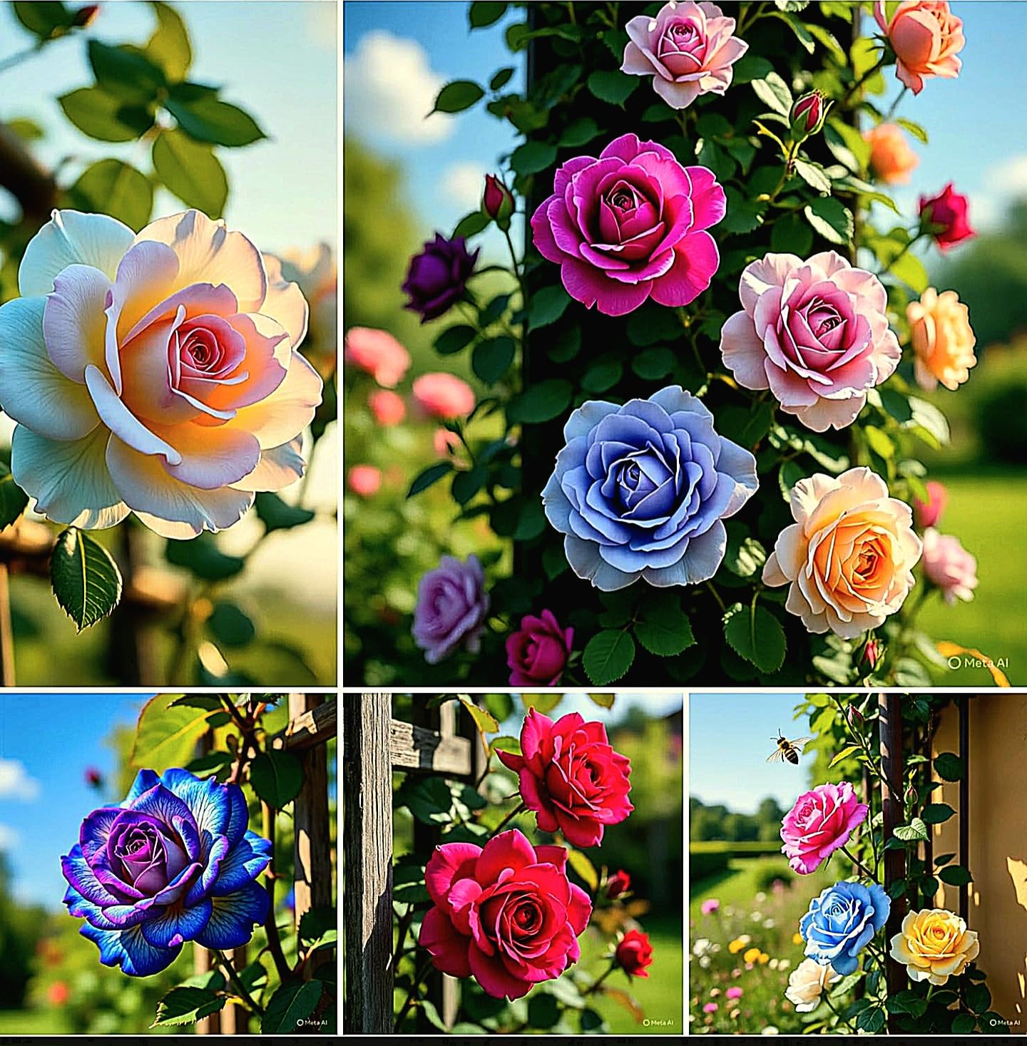 Urban Eden® Climbing Rose Flower Seeds for Home and Kitchen Gardening Pack of 250 seeds (ALL COLOR SHADE)