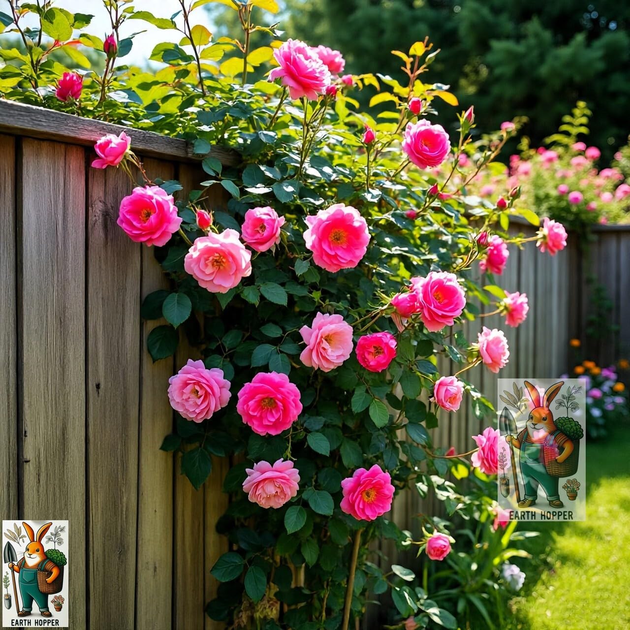 Climbing Rose Hybrid Seeds Pack - Large Flowers- 70 Easy-to-Grow Seeds for Vibrant Blooms, Suitable for All Indian Climates (ALL IN ONE MIX)