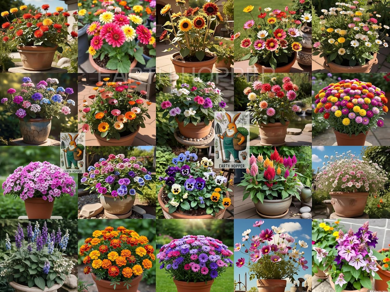 Low Maintenance Hybrid Flower Seeds Combo Pack- All Year Flower Seeds Supply (20 VARIETIES)