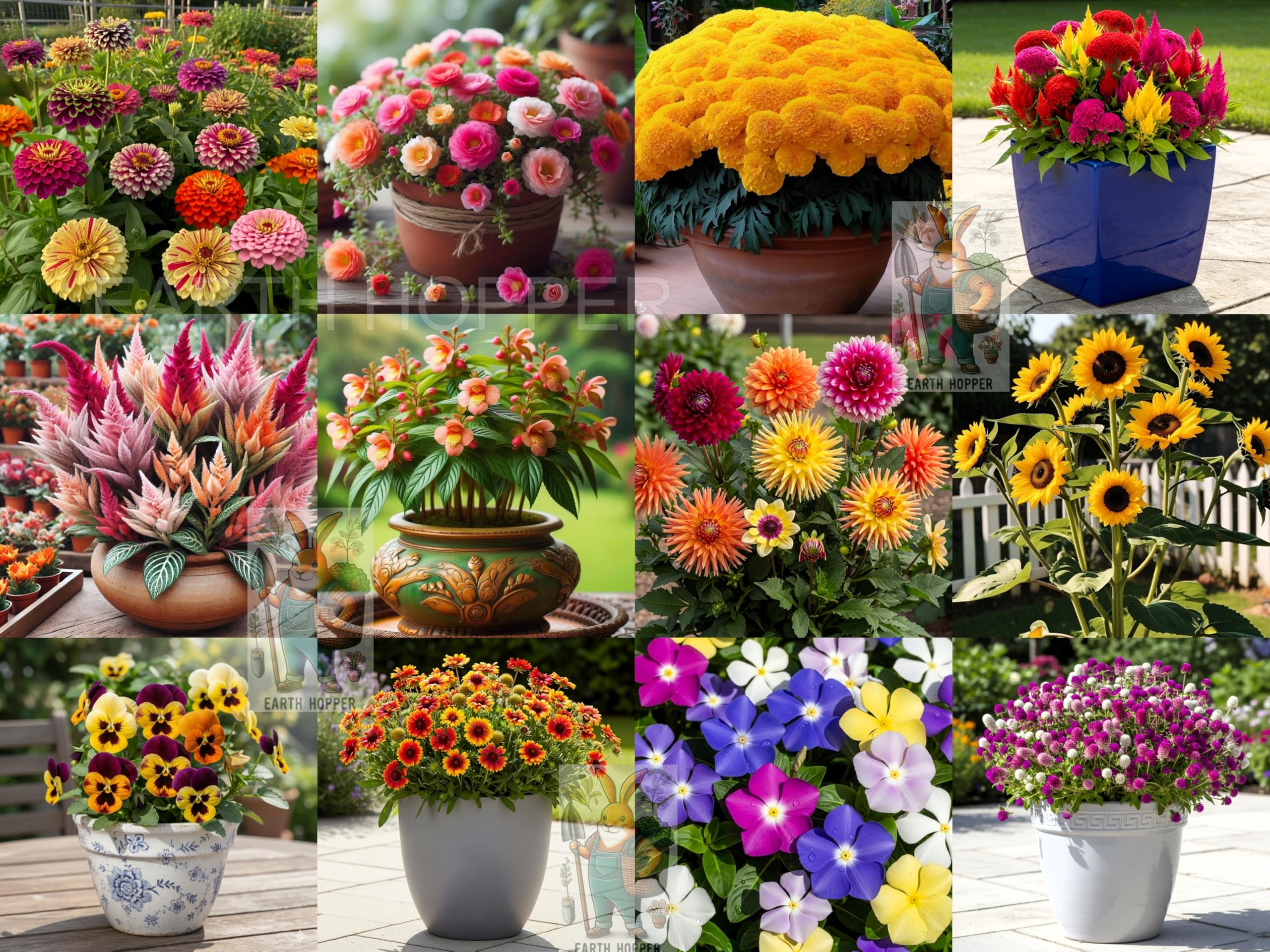Low Maintenance Hybrid Flower Seeds Combo Pack- All Year Flower Seeds Supply (20 VARIETIES)