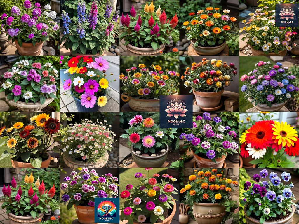 1000+ Seeds, 1000 Smiles! 20 Variety Hybrid Flower Seeds Combo Pack for Winter Blooms, September - October - November Planting, Low Maintenance.