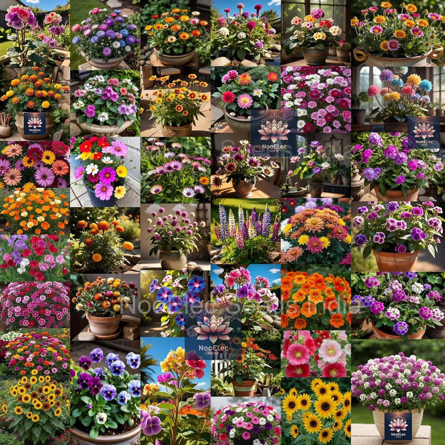 Low Maintenance Hybrid Flower Seeds Combo Pack- All Year Flower Seeds Supply (20 VARIETIES)
