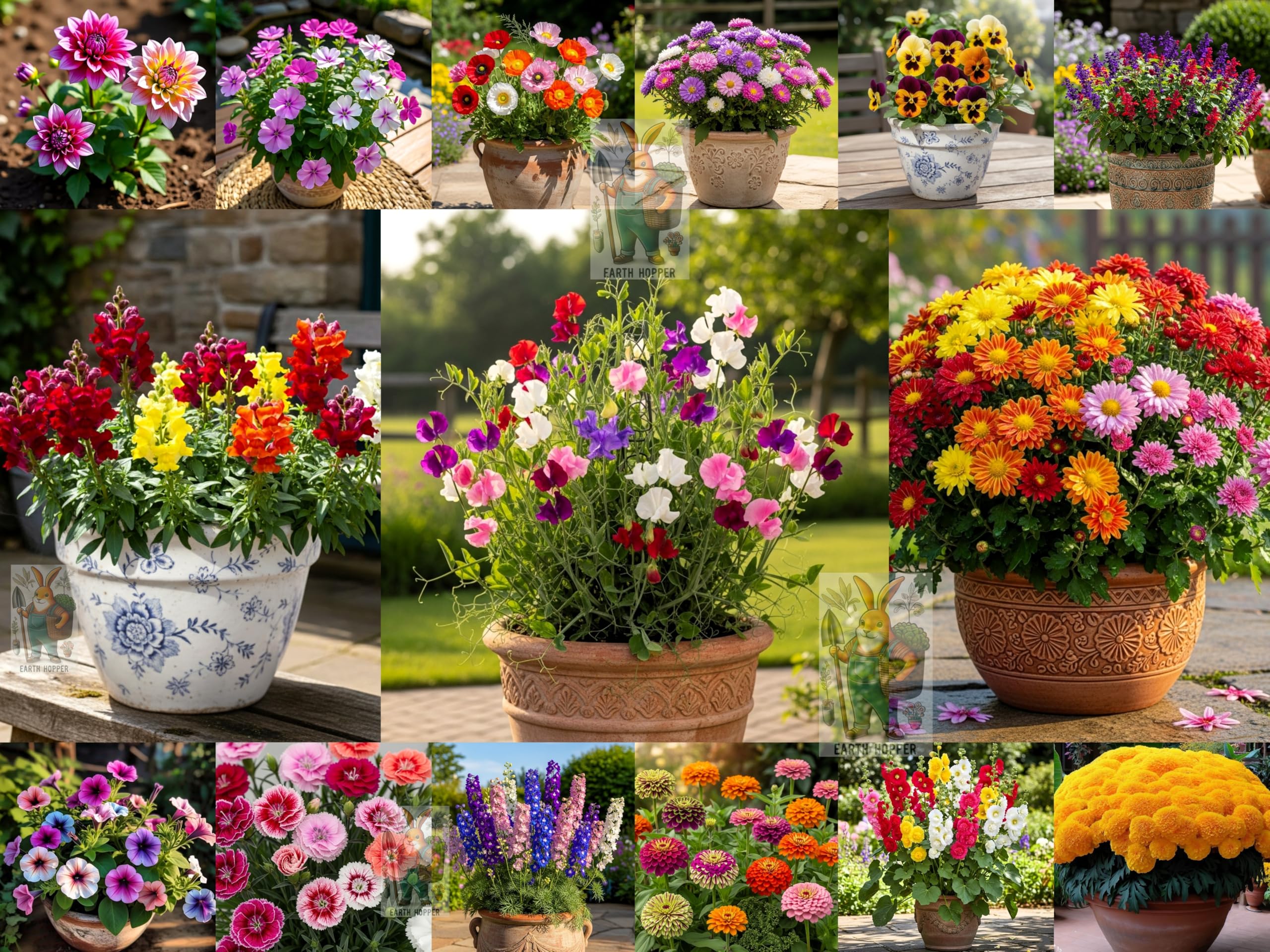 Low Maintenance Hybrid Flower Seeds Combo Pack- All Year Flower Seeds Supply (20 VARIETIES)