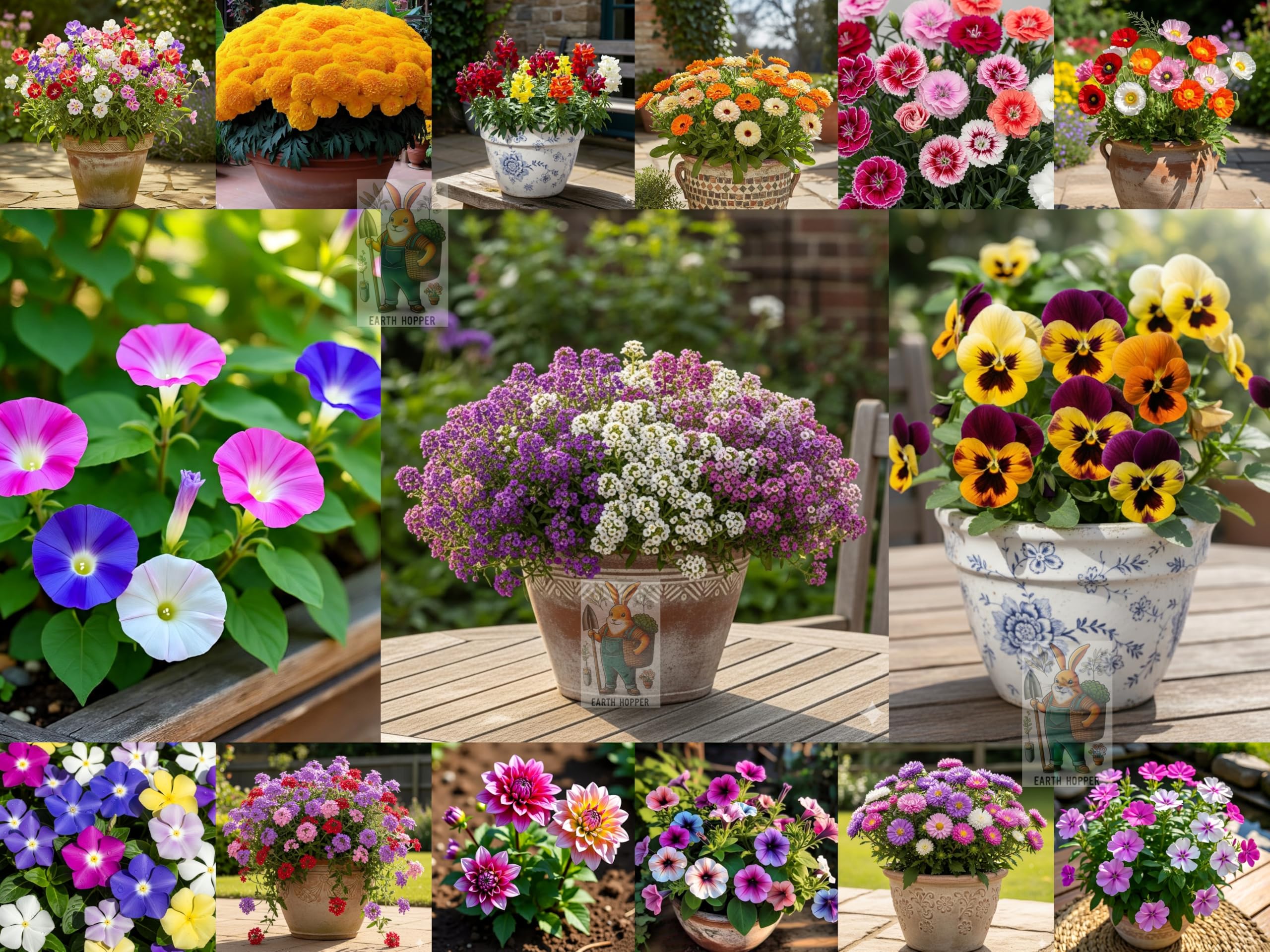 Low Maintenance Hybrid Flower Seeds Combo Pack- All Year Flower Seeds Supply (20 VARIETIES)